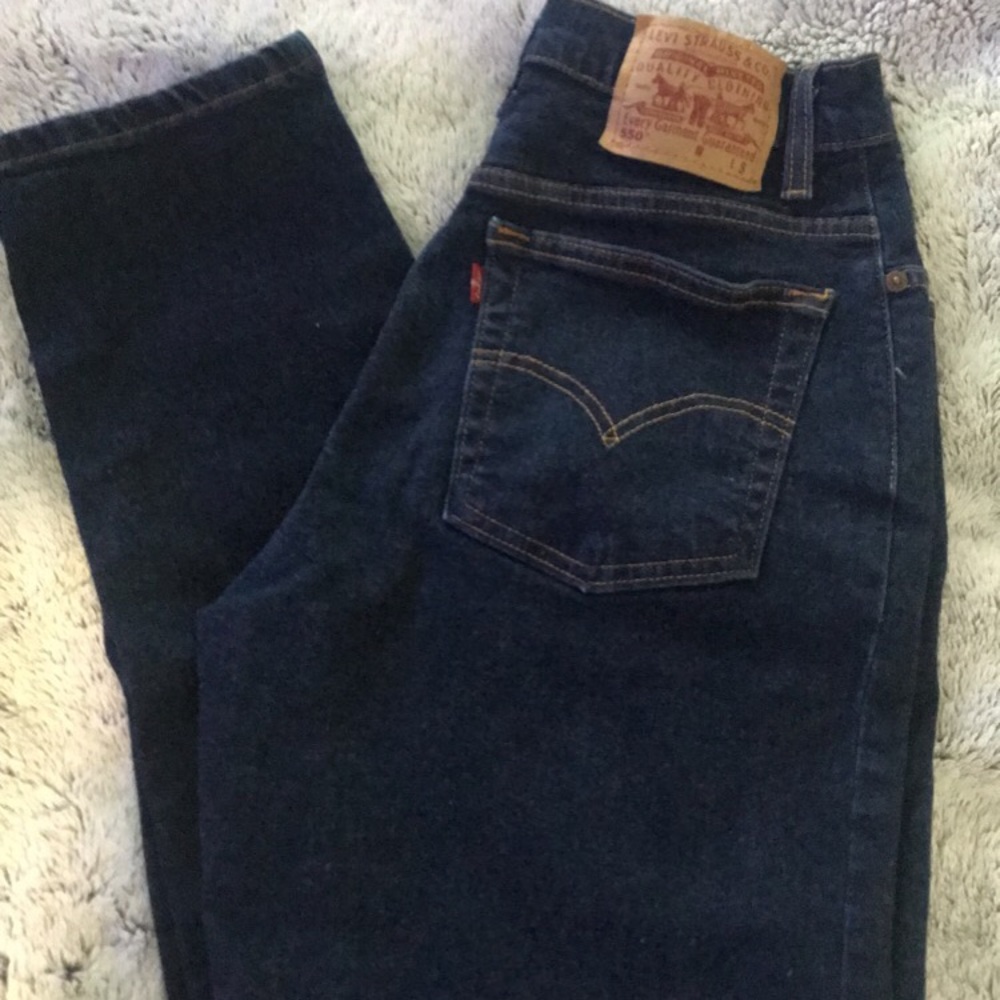 Levi’s 550 denim mom jean